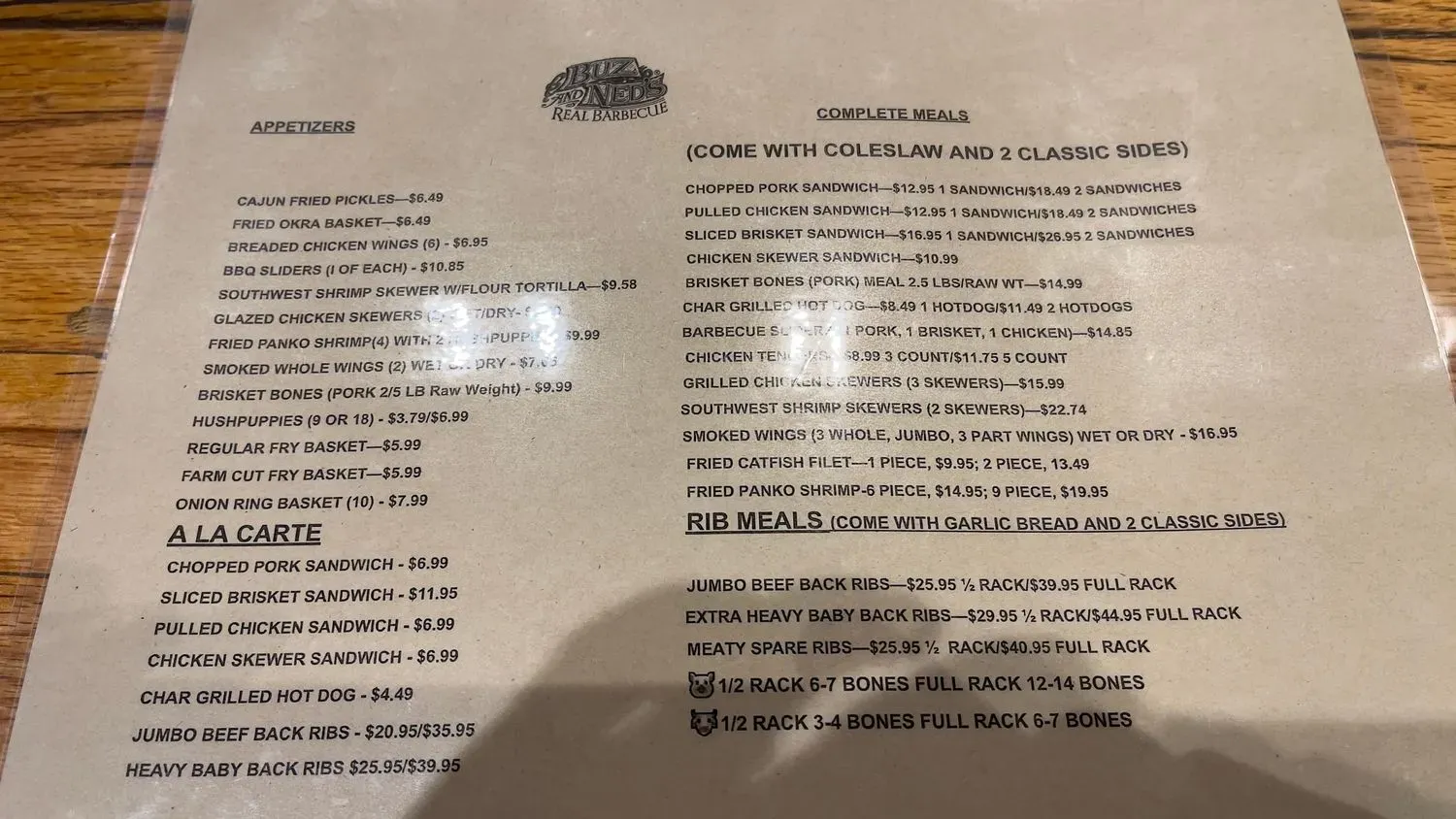 Menu 2