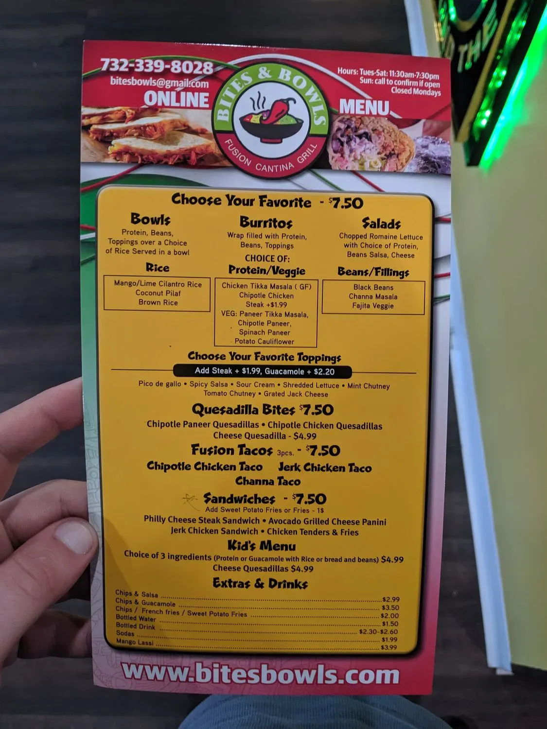 Menu 5