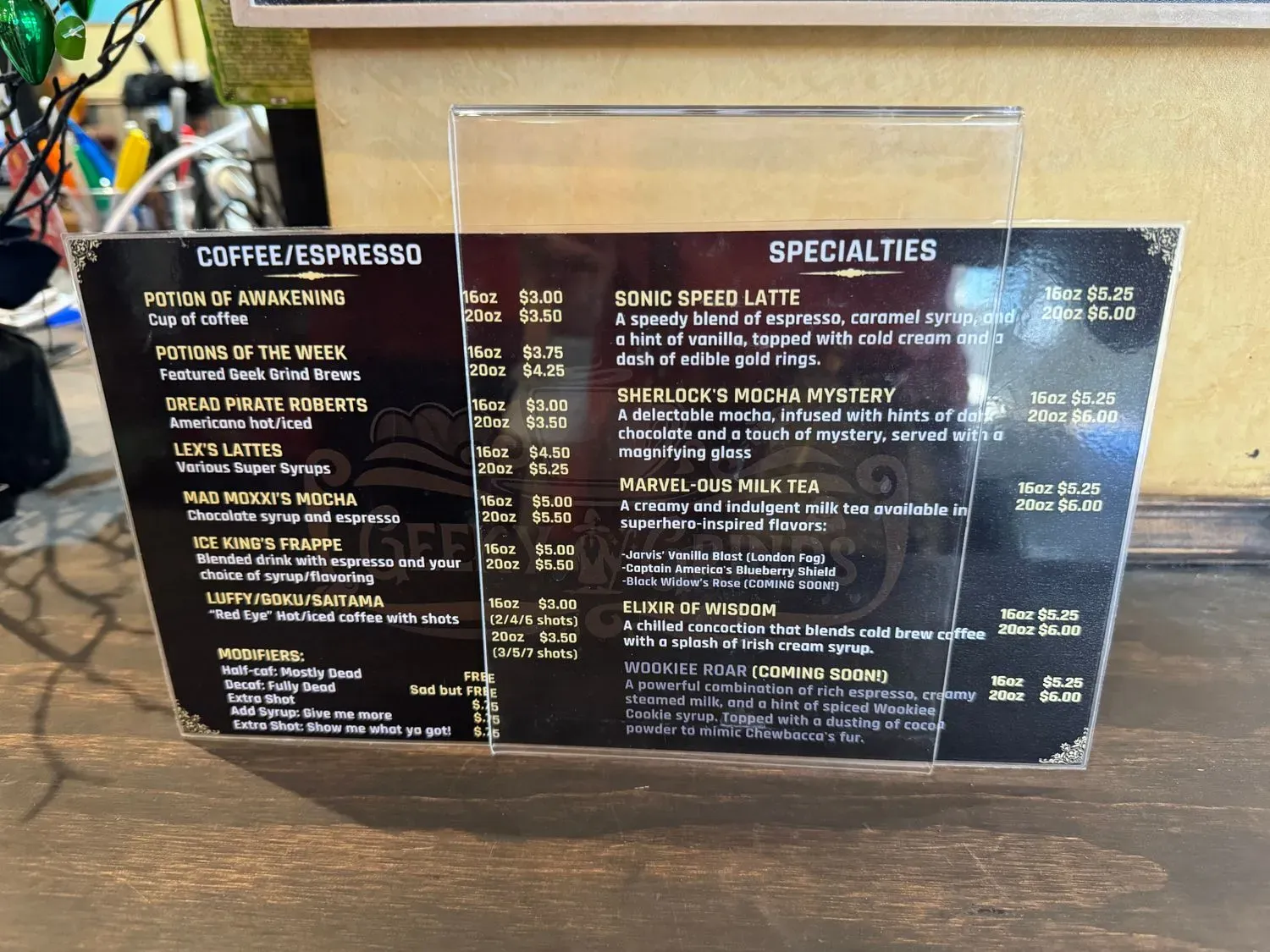 Menu 2