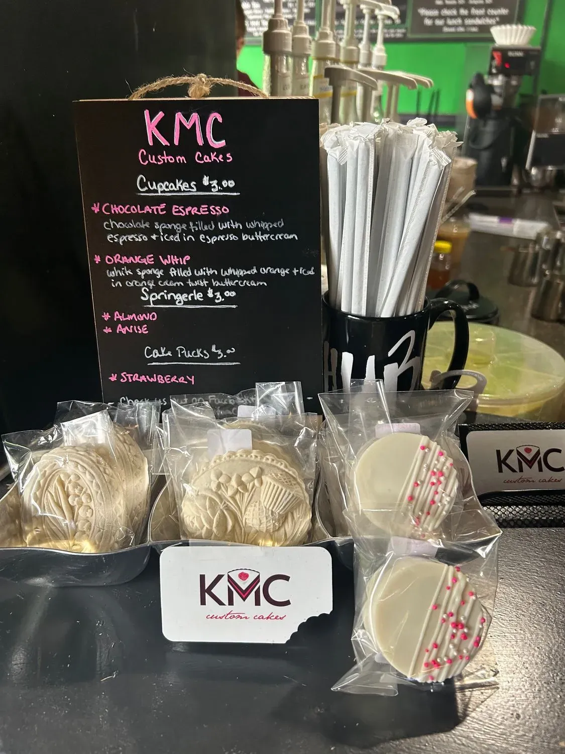 KMC Custom Cakes Menu - Updated November 2025