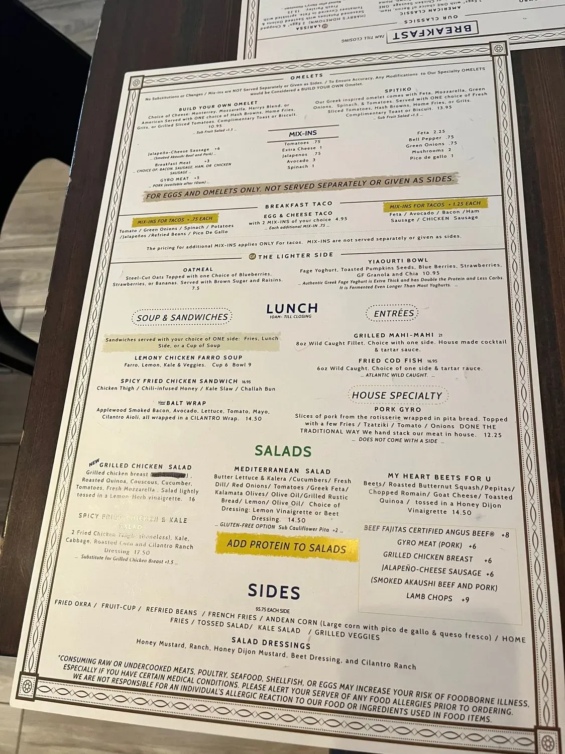 Menu 3