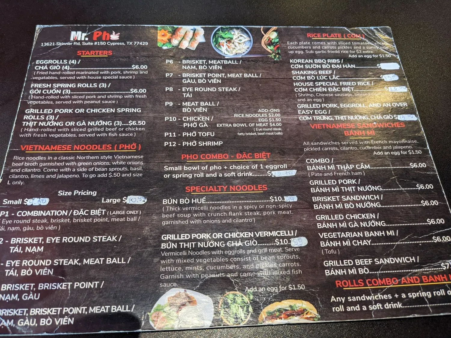 Menu 5