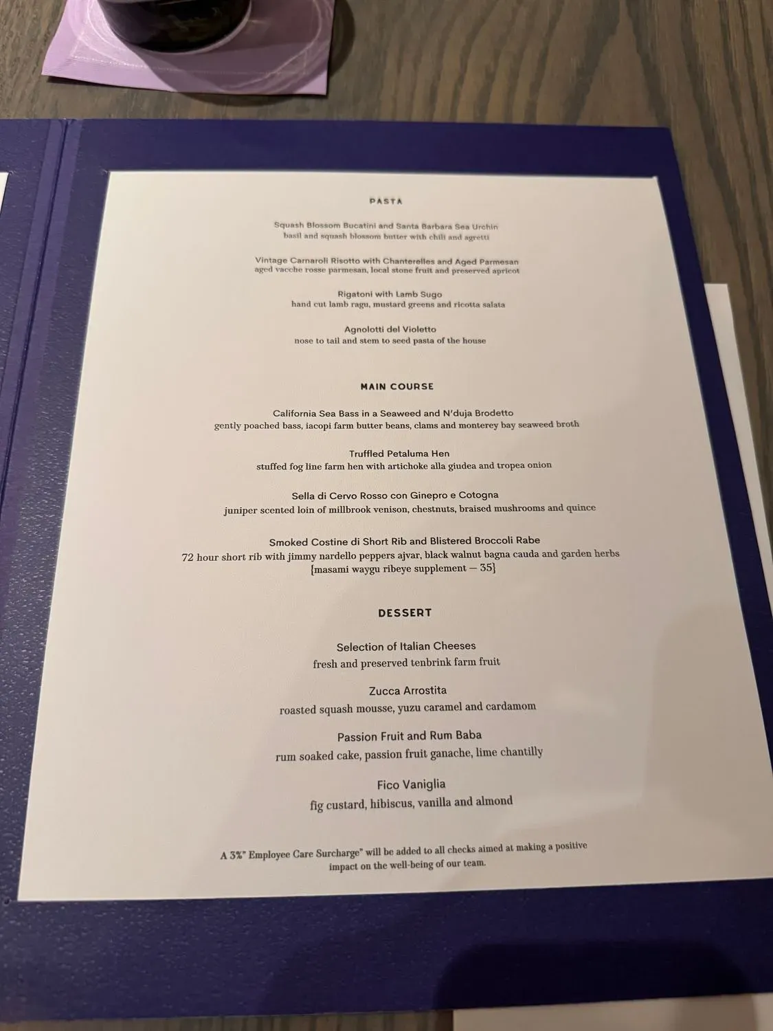Menu 6