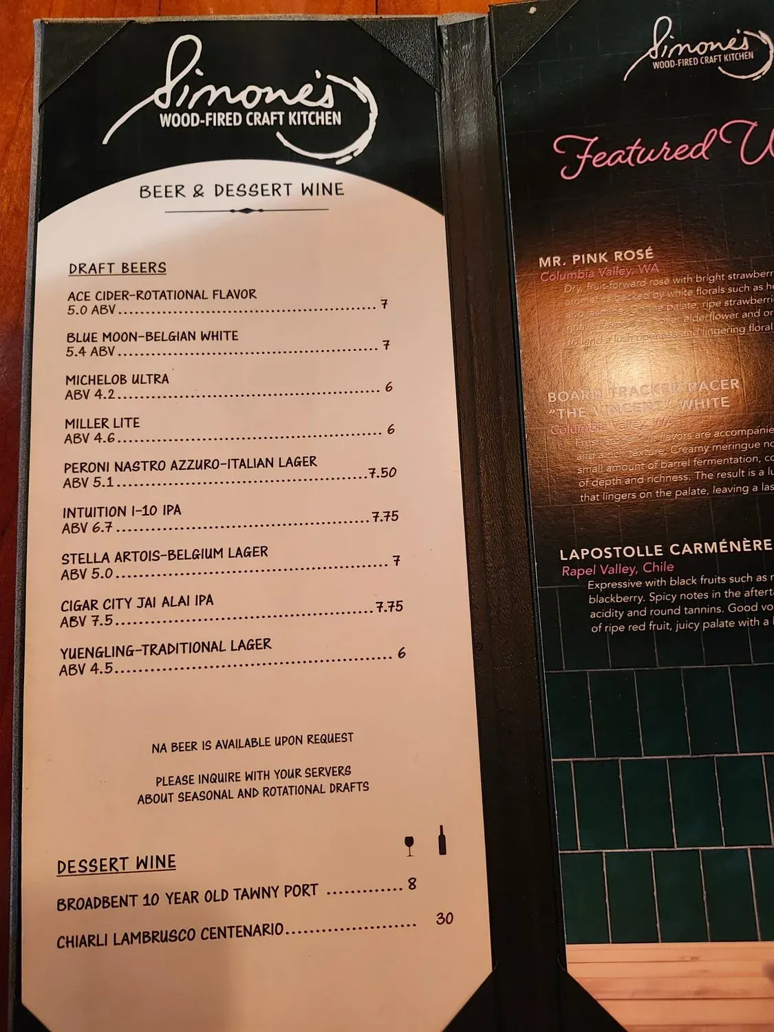 Menu 4