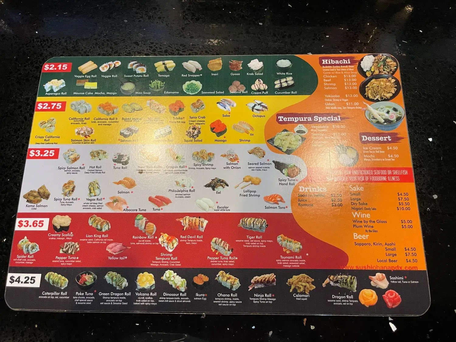 Menu 4