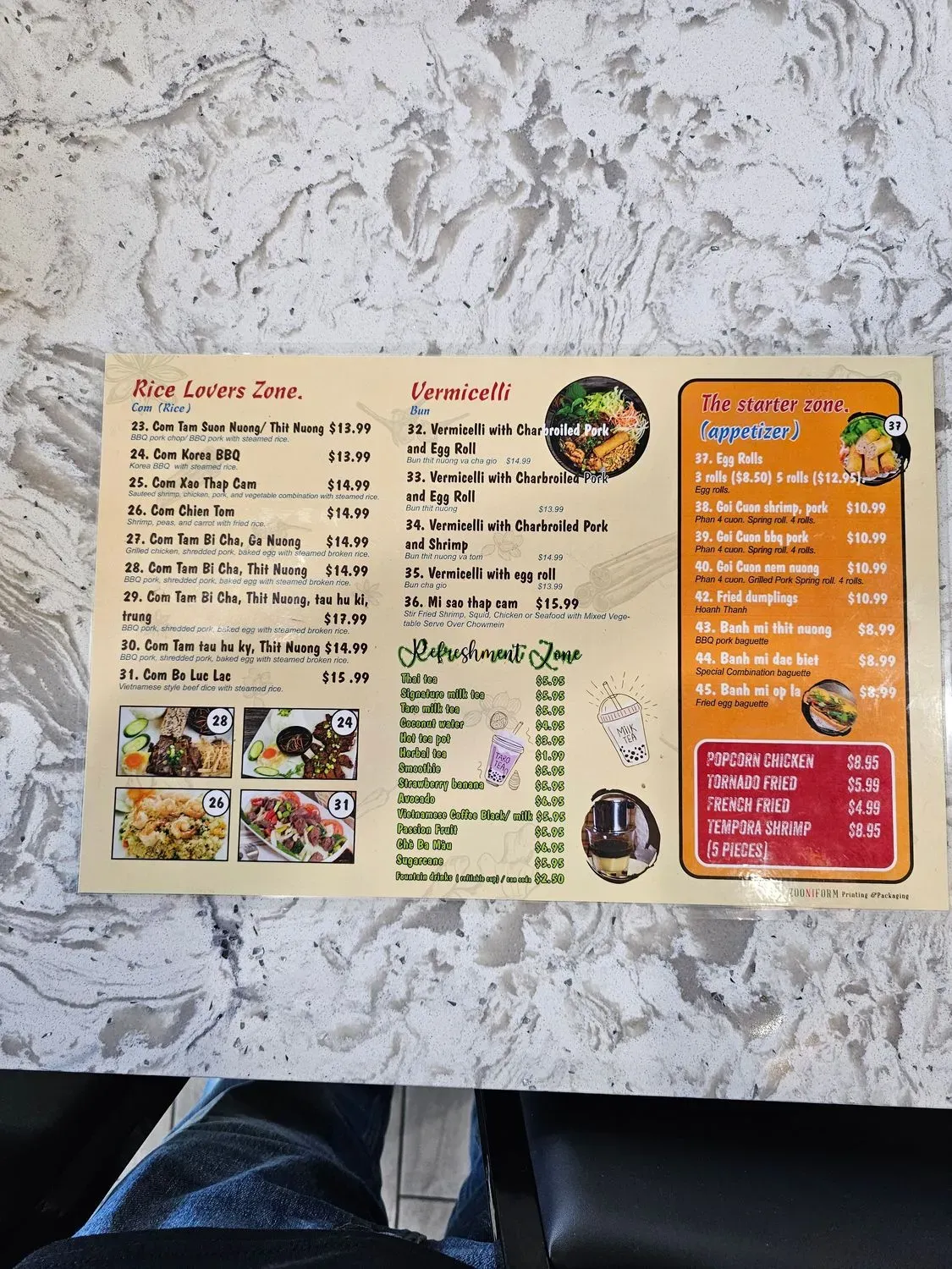 Menu 5