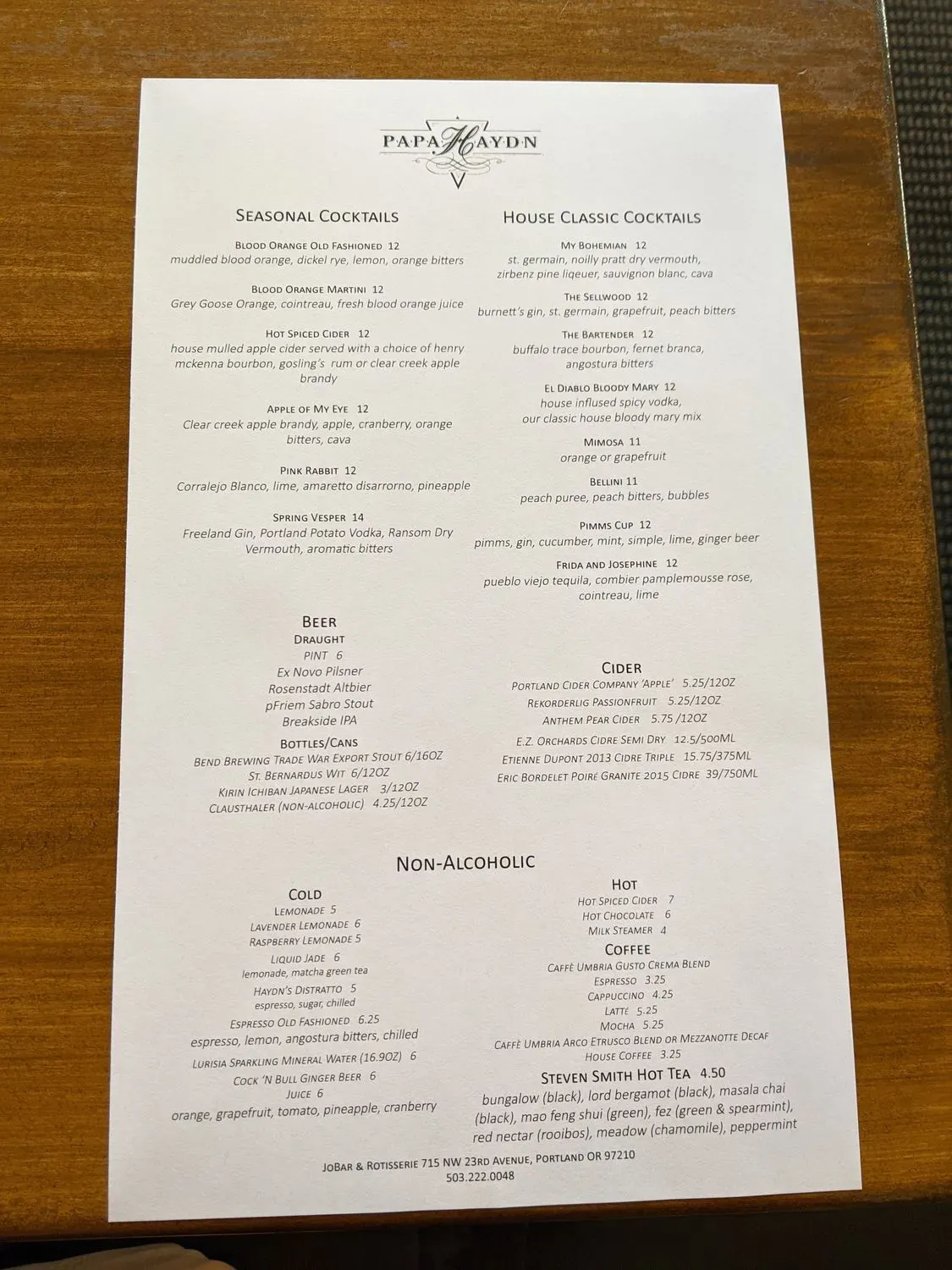 Menu 6