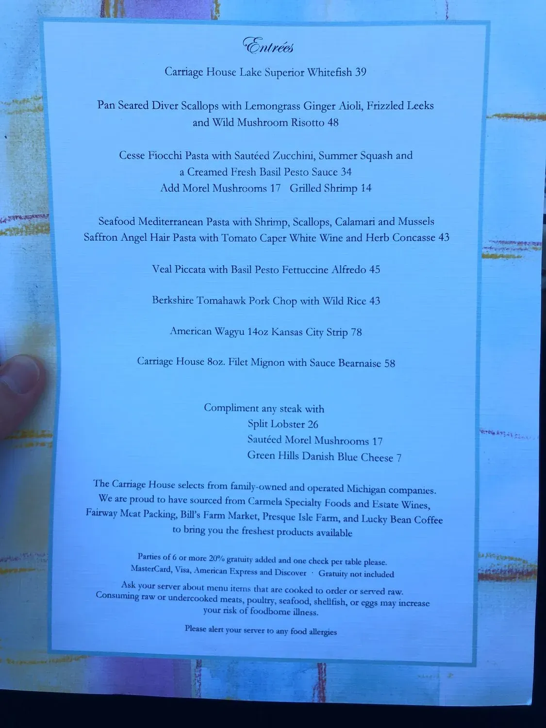 Menu 2