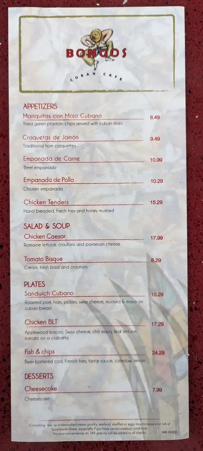 Menu 2