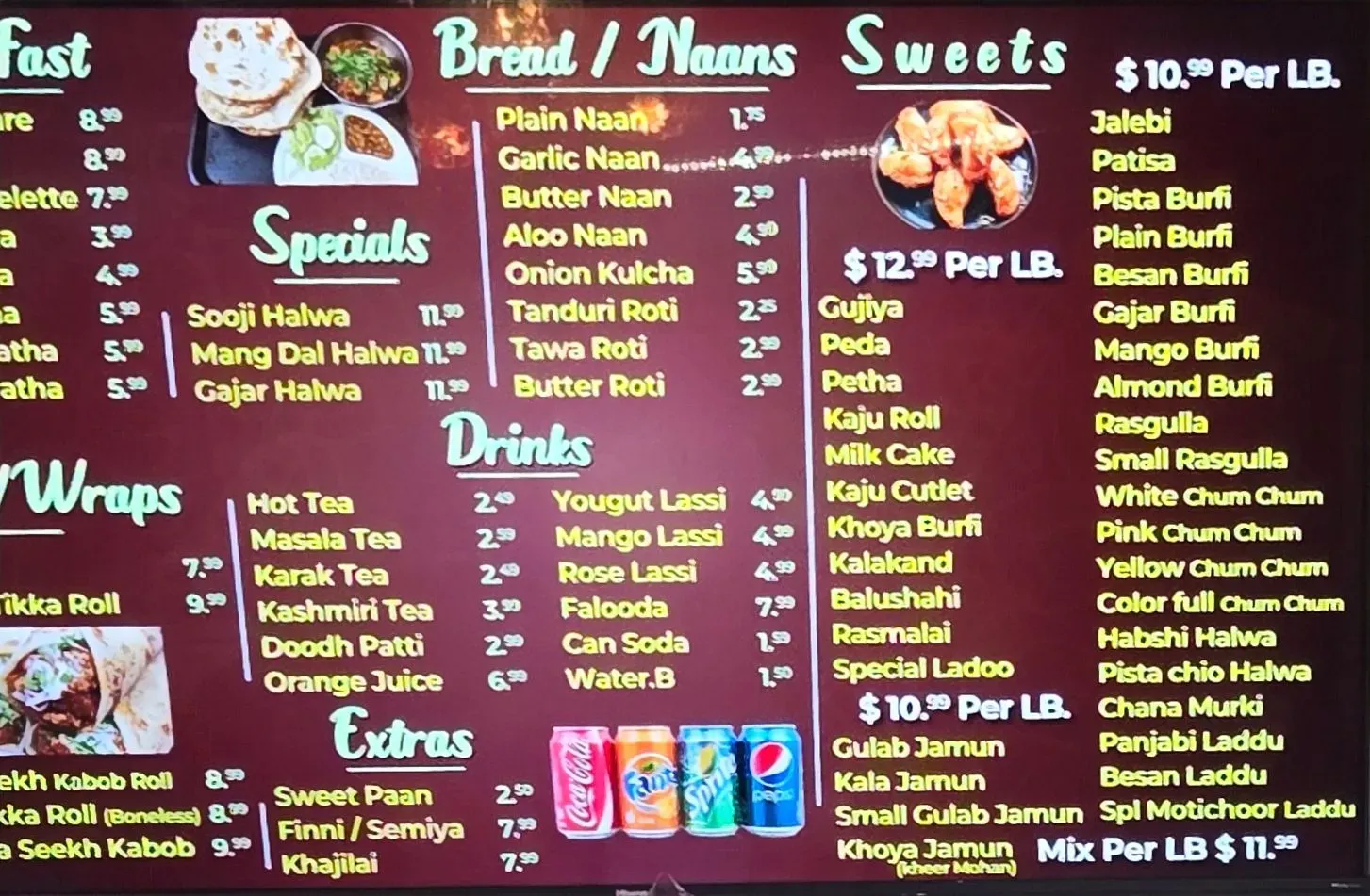 Menu 3