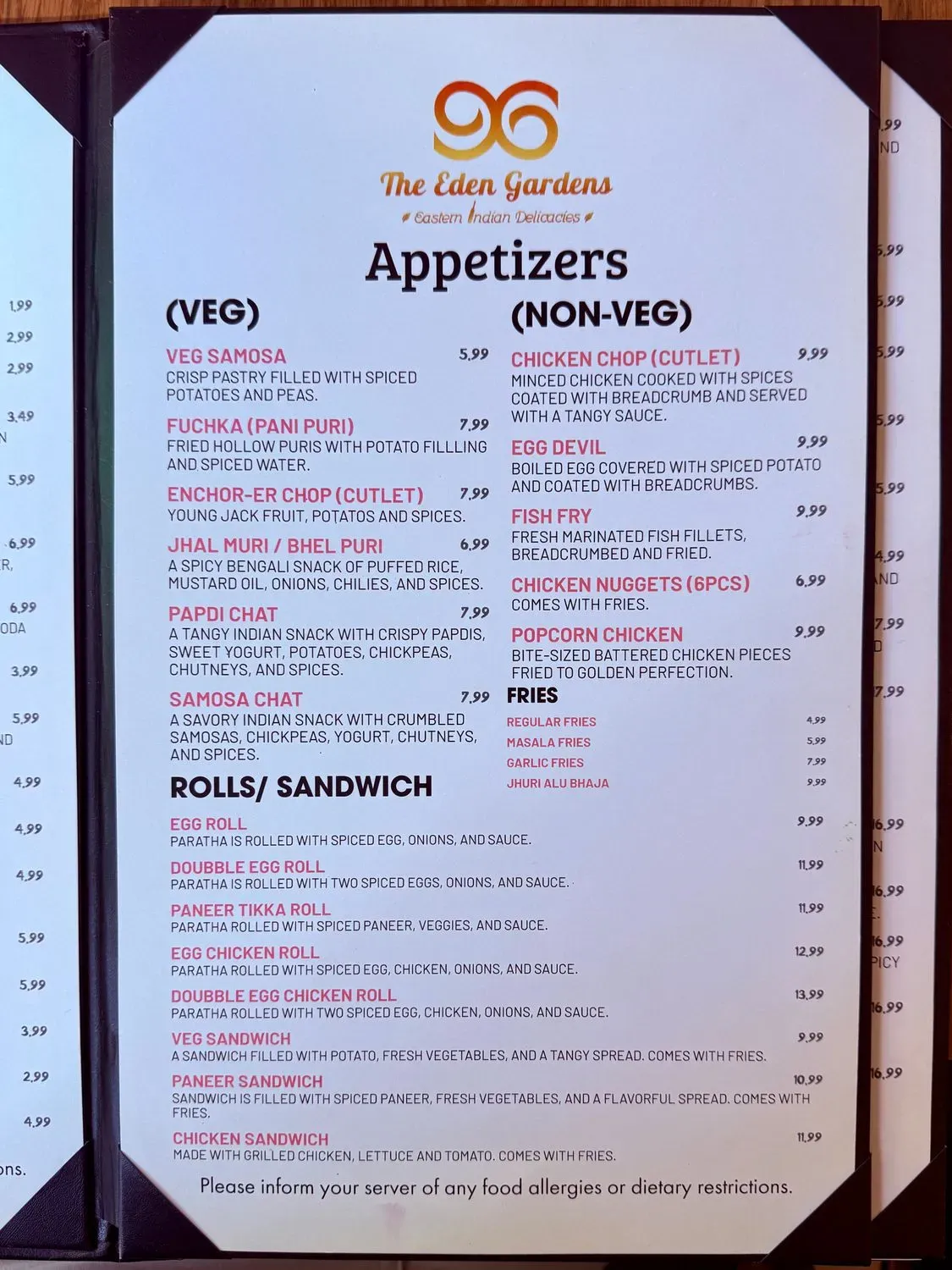 Menu 6