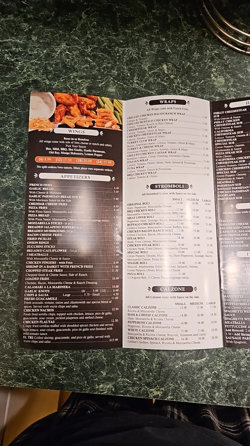 Menu 3