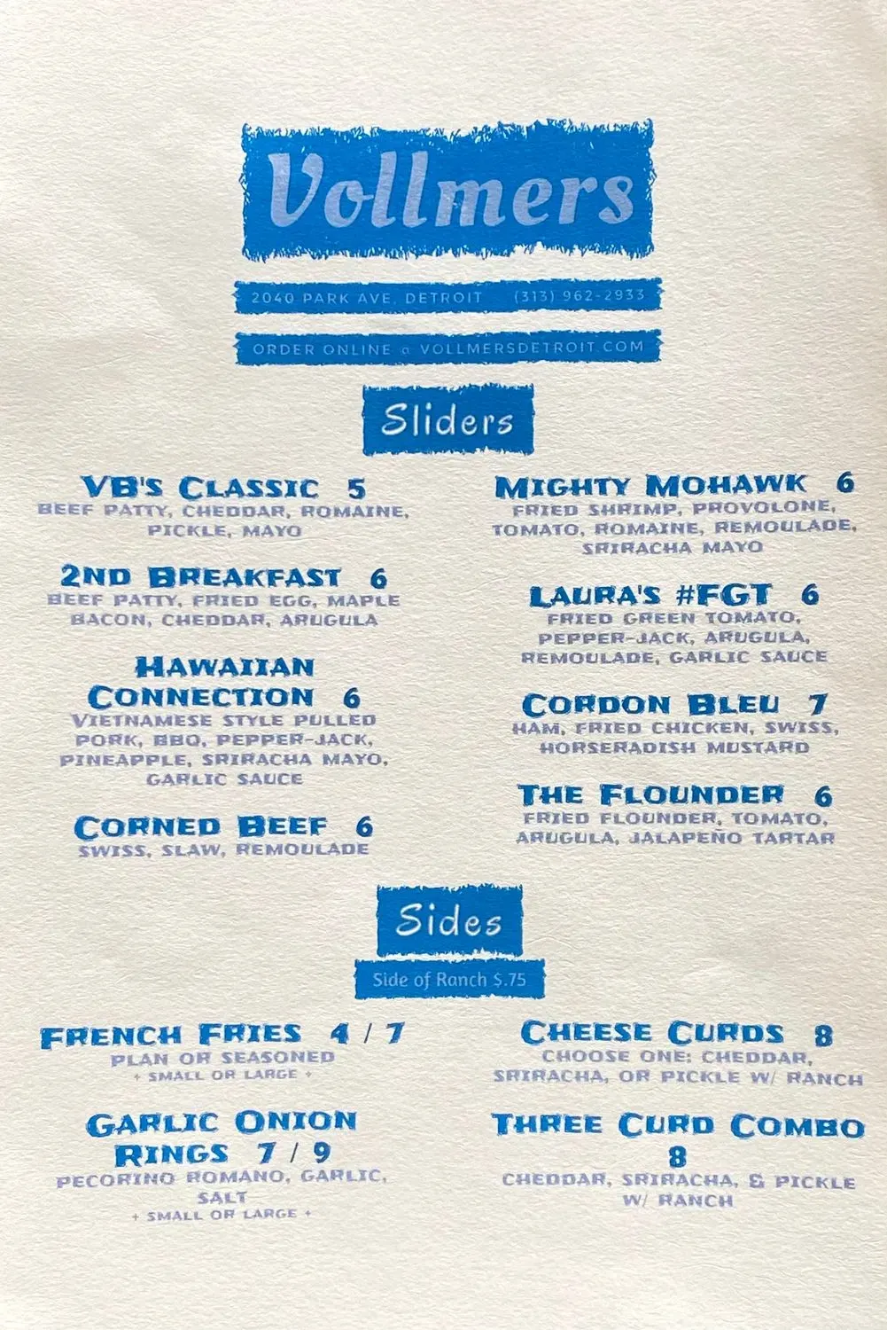 Menu 2