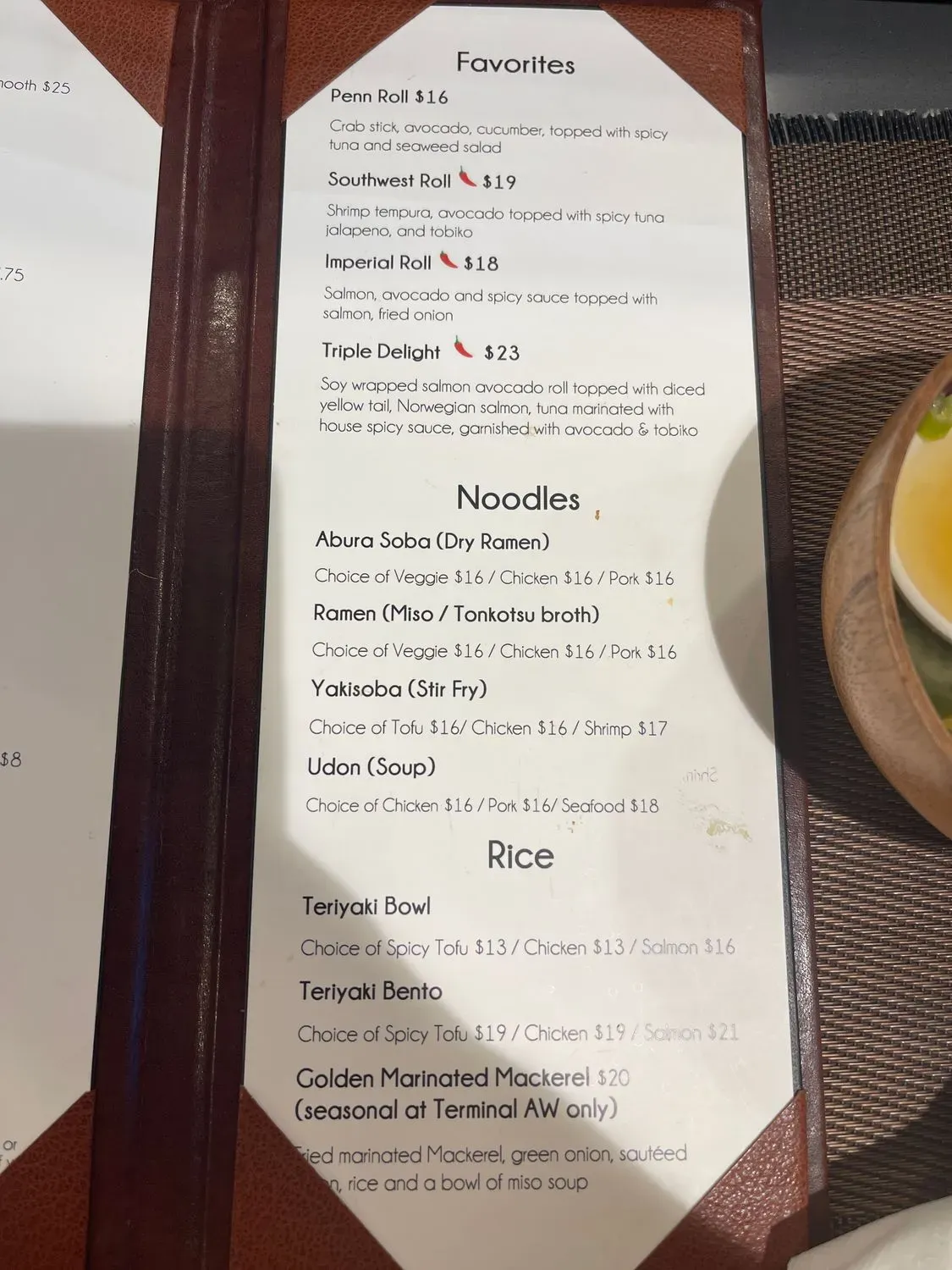 Menu 4