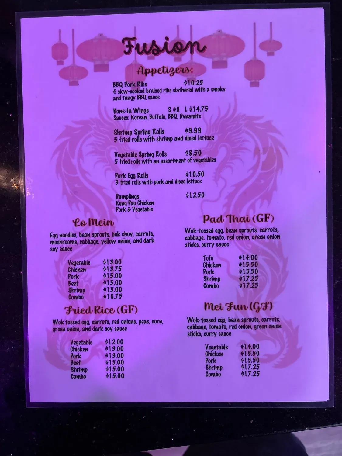 Menu 2