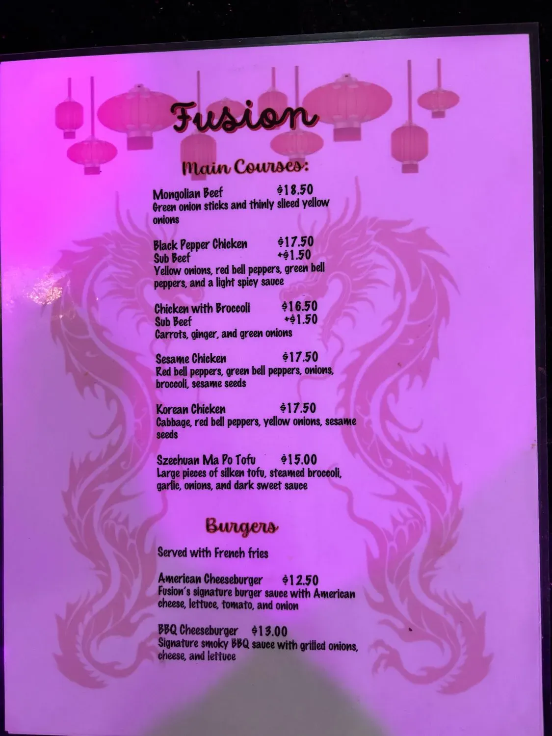 Menu 3