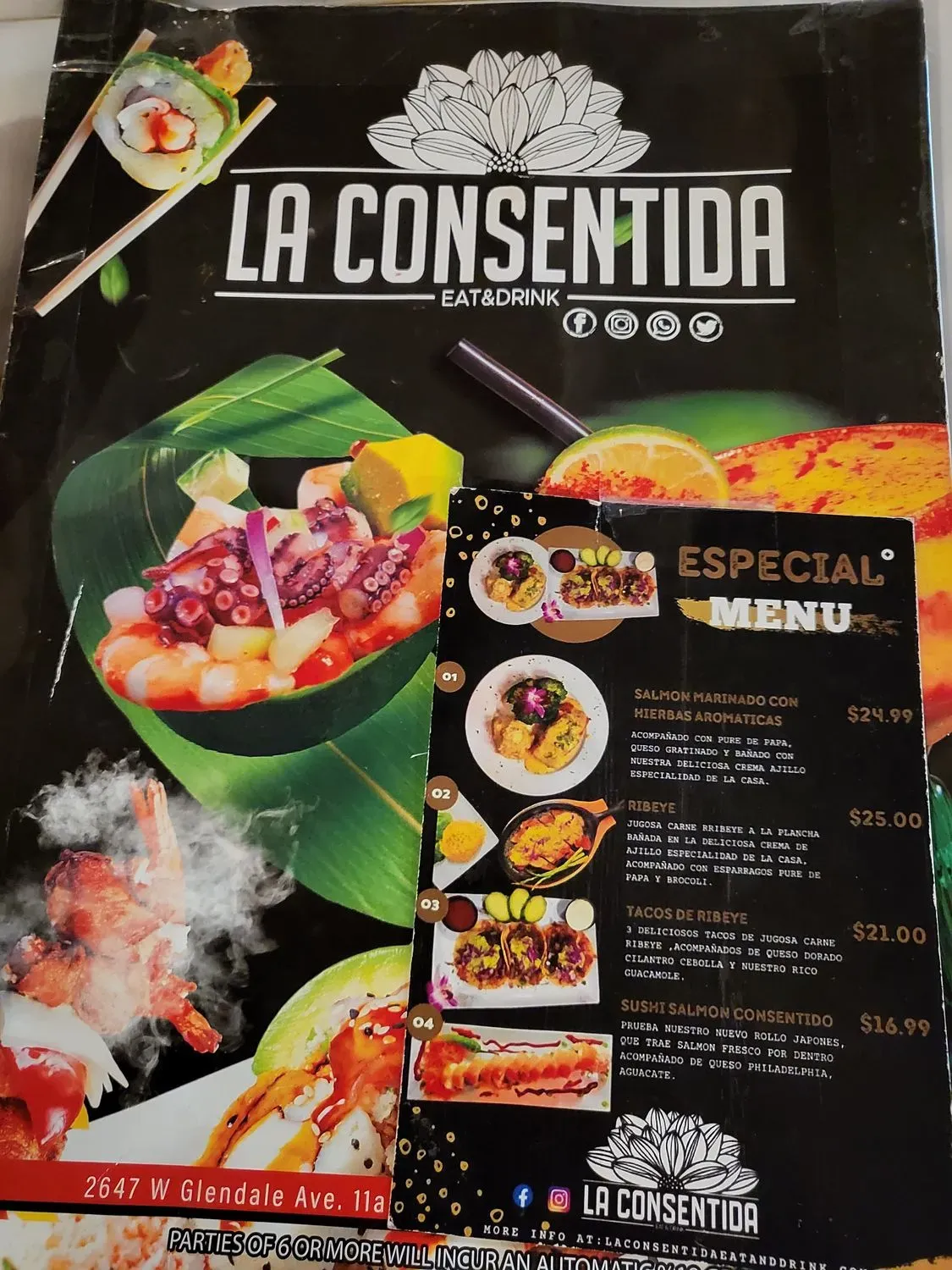 Menu 6