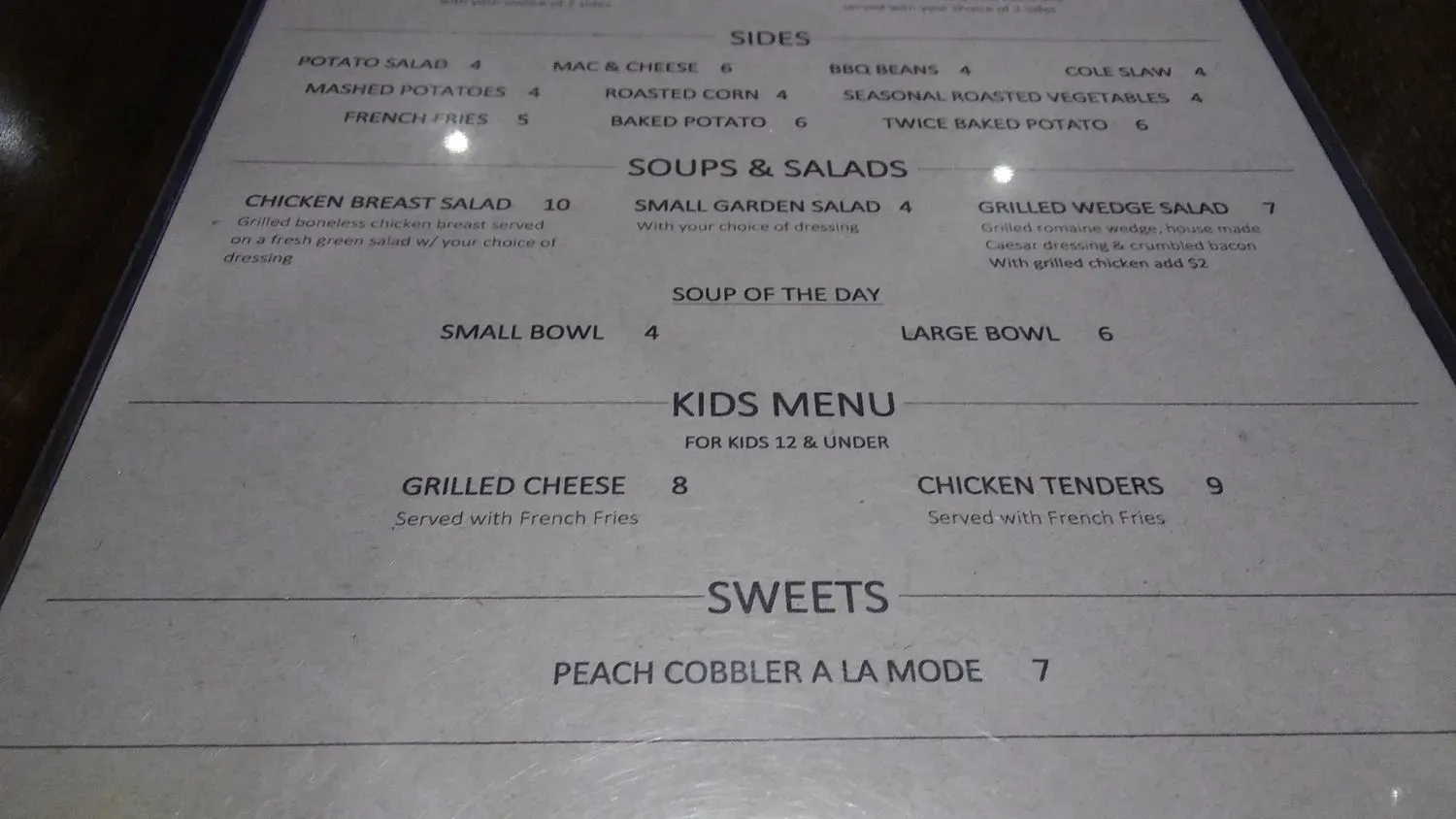 Menu 4