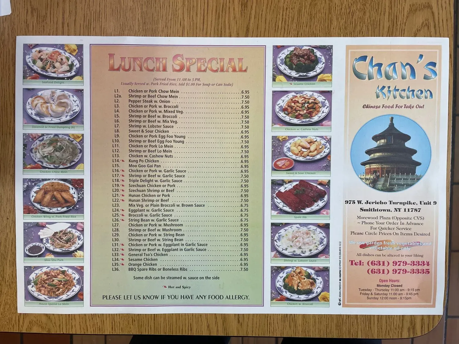 Menu 3