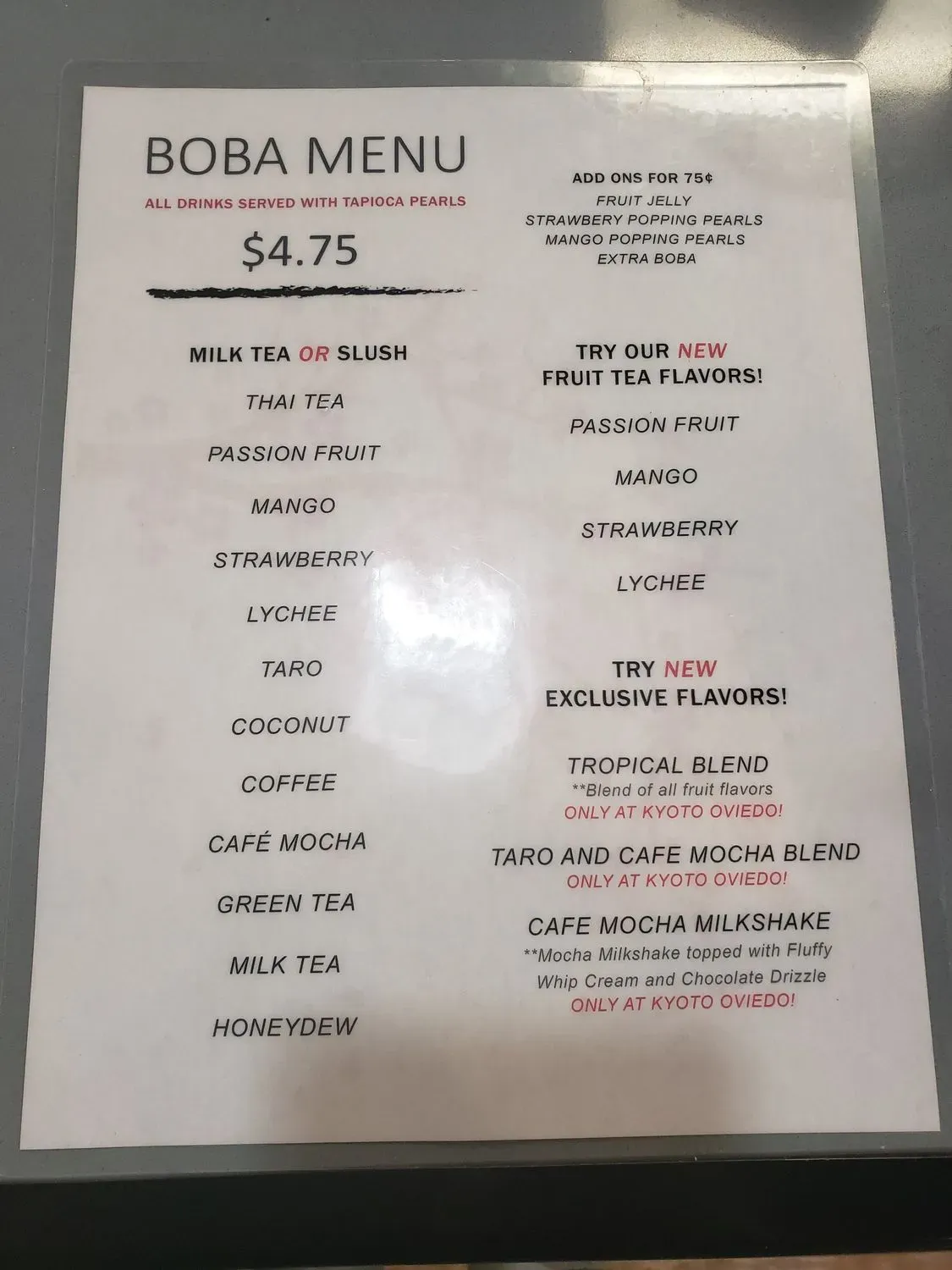 Menu 3