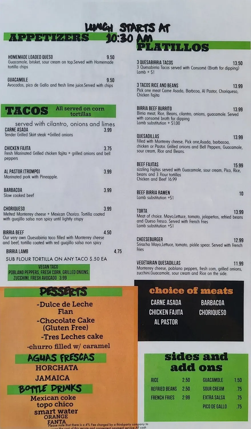 Menu 6