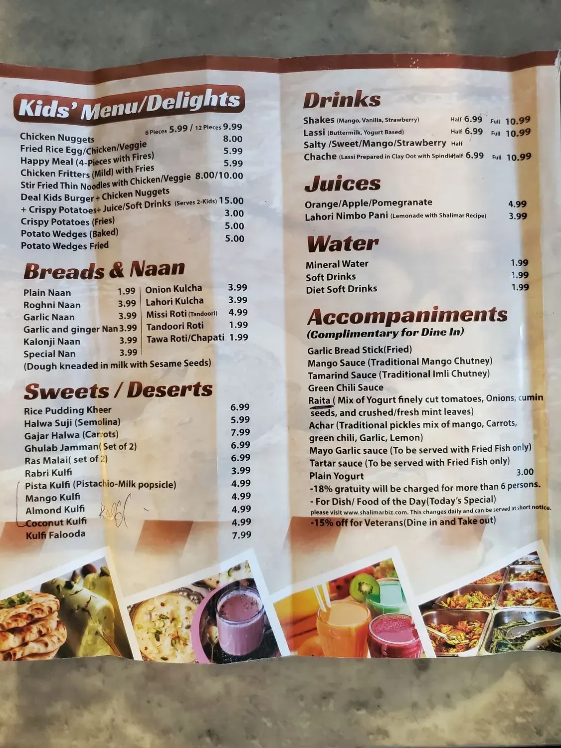 Menu 4