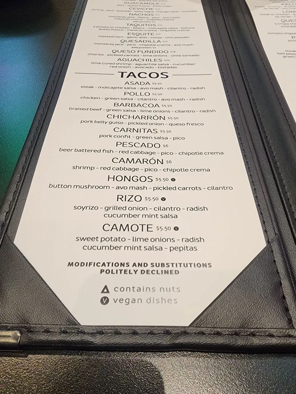 Menu 6