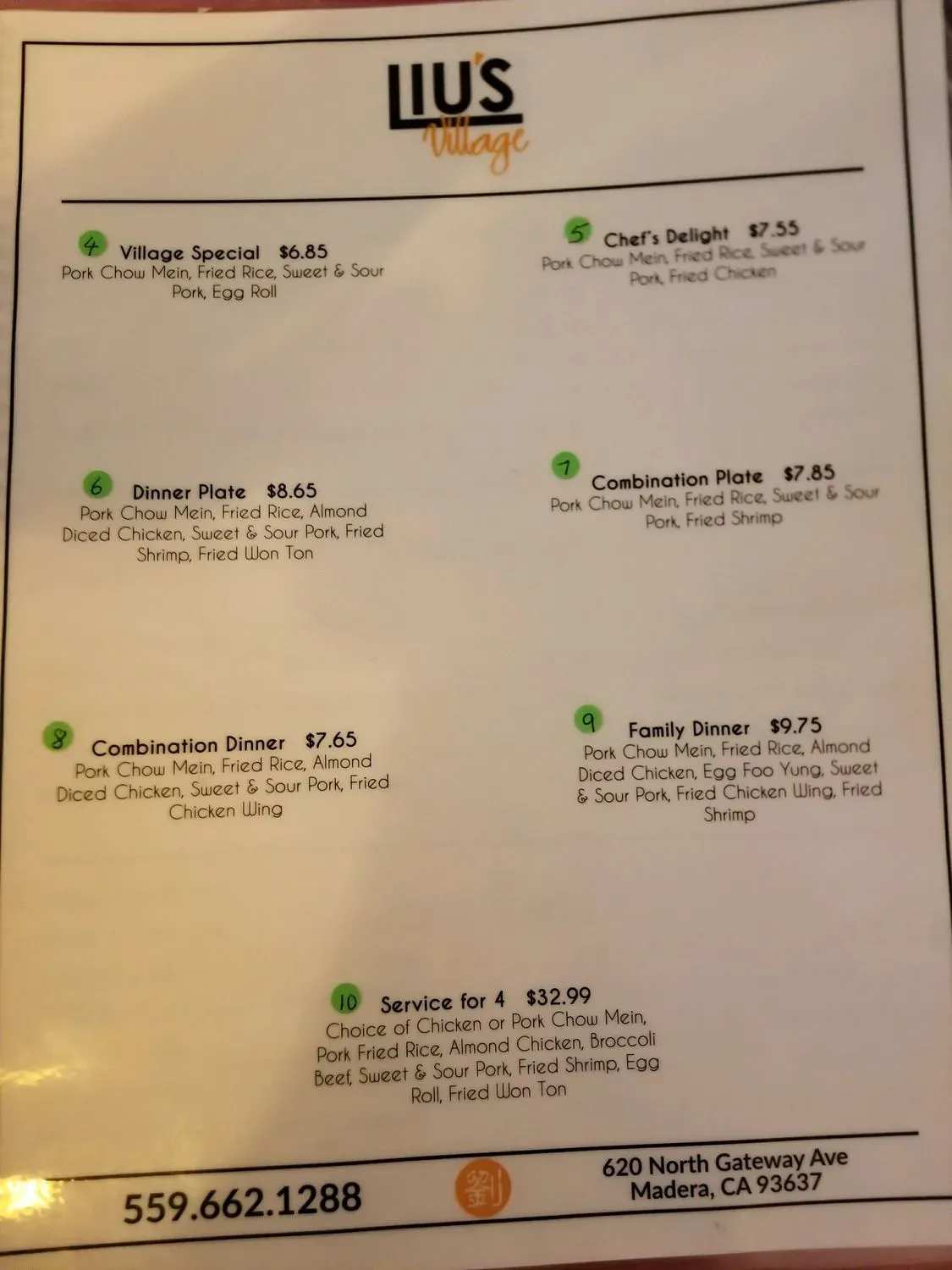 Menu 4