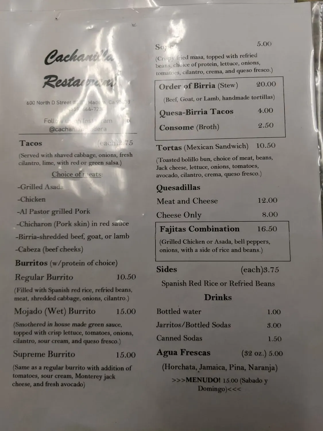 Menu 3