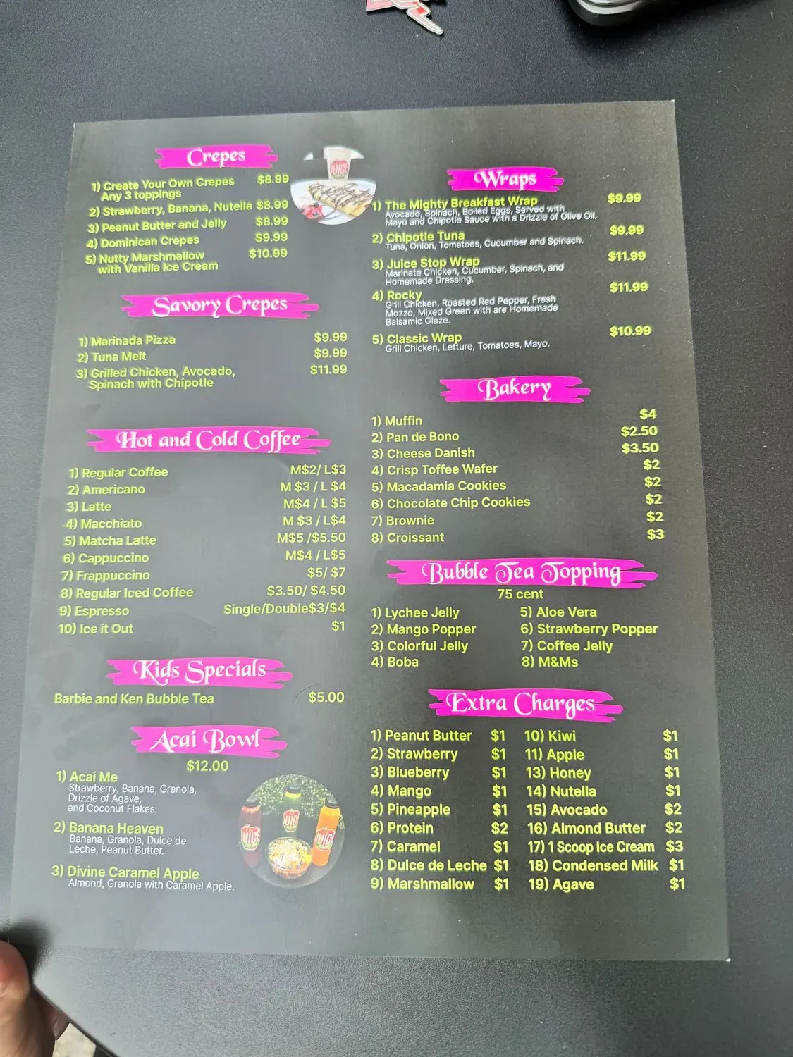 Menu 2