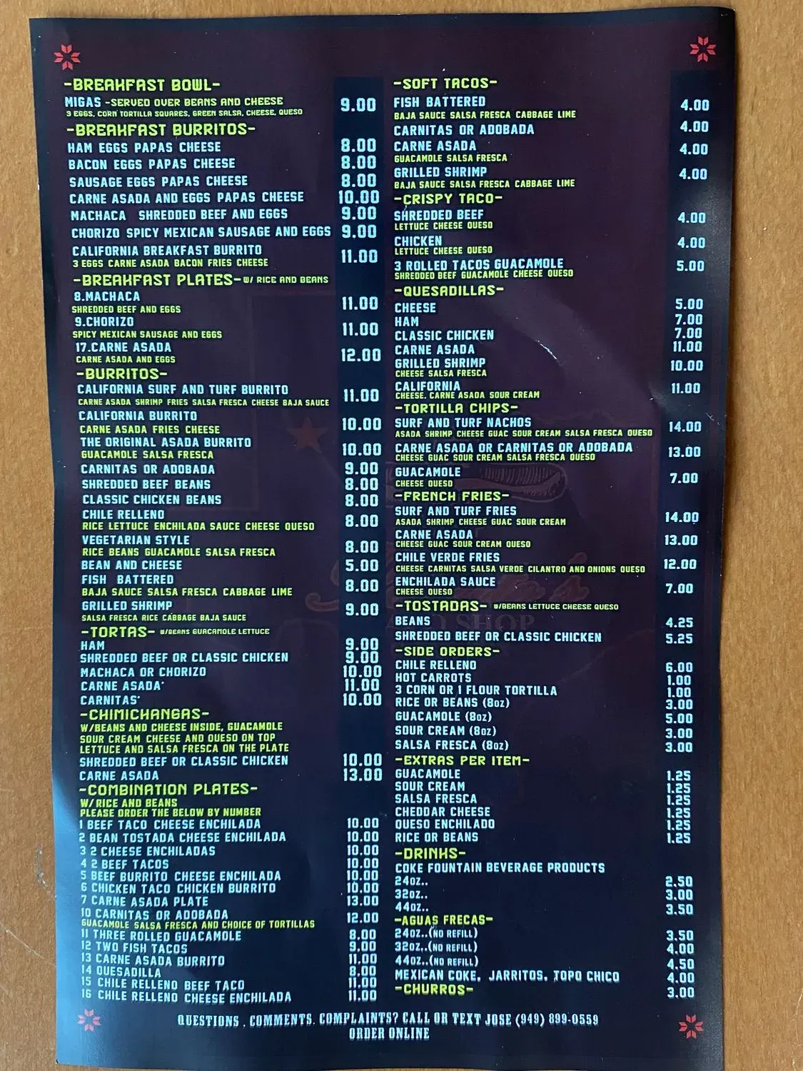 Menu 2