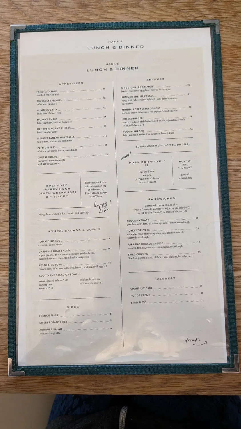 Menu 4