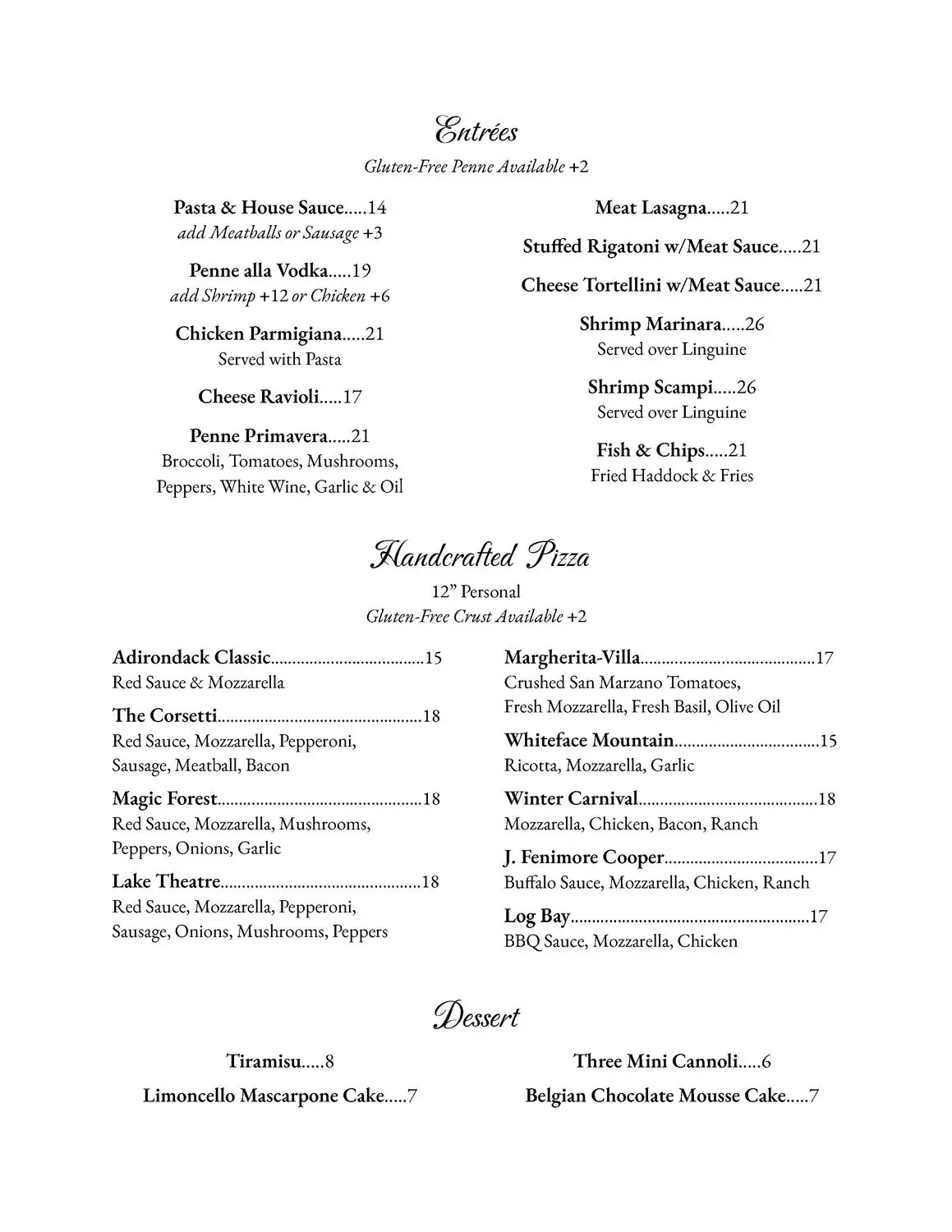 Menu 2