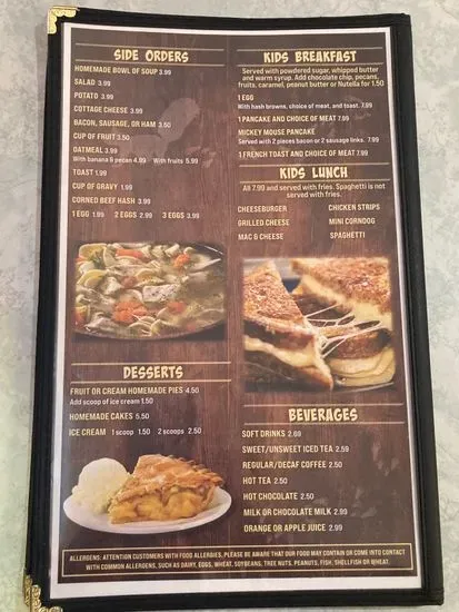 Olney Cafe` Menu - Updated November 2025