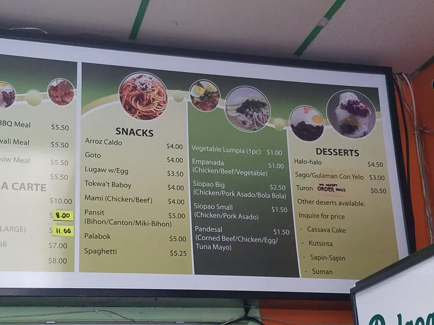 Menu 3