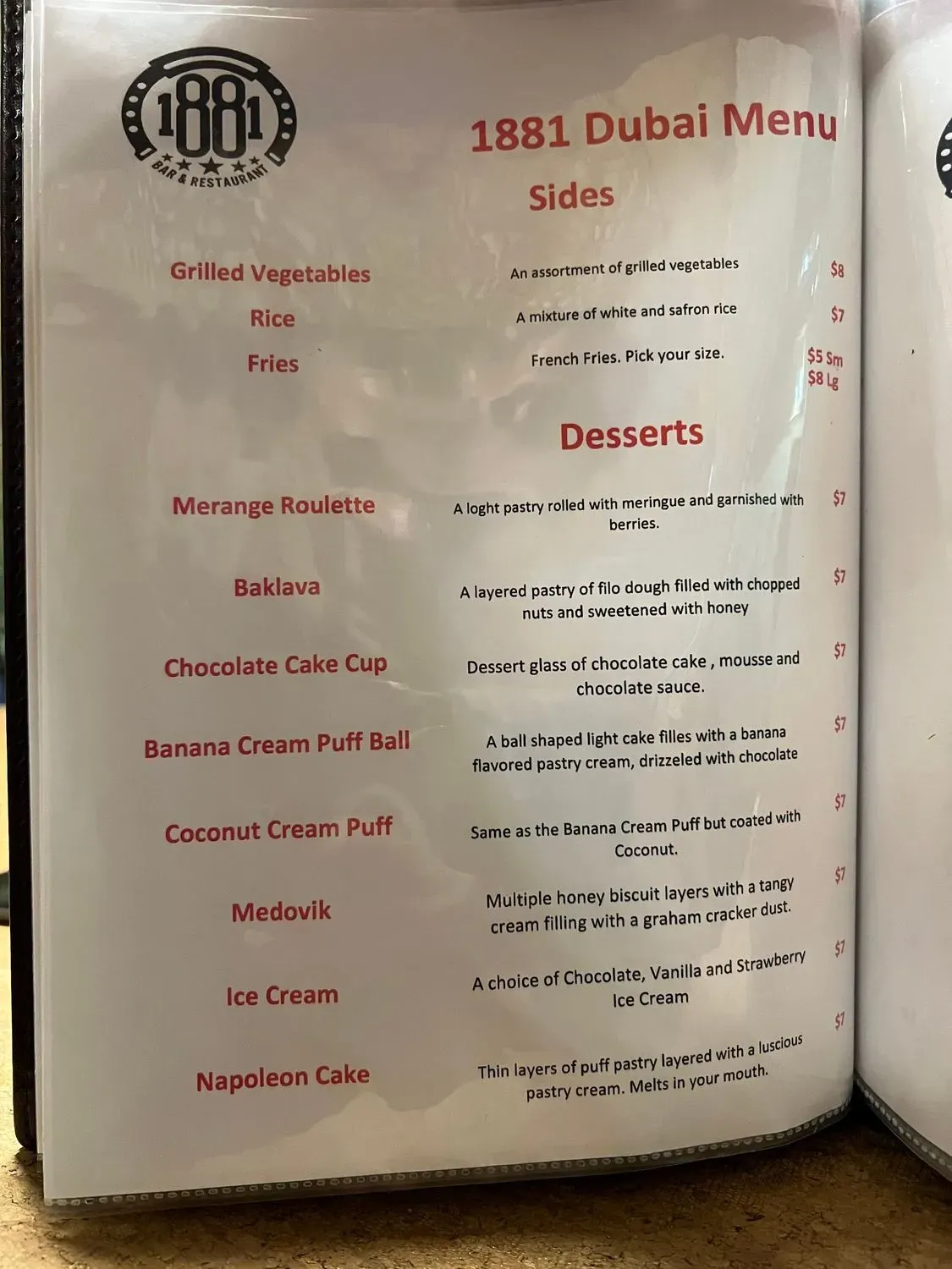 Menu 6