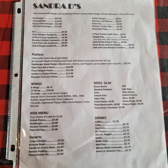 Menu 2