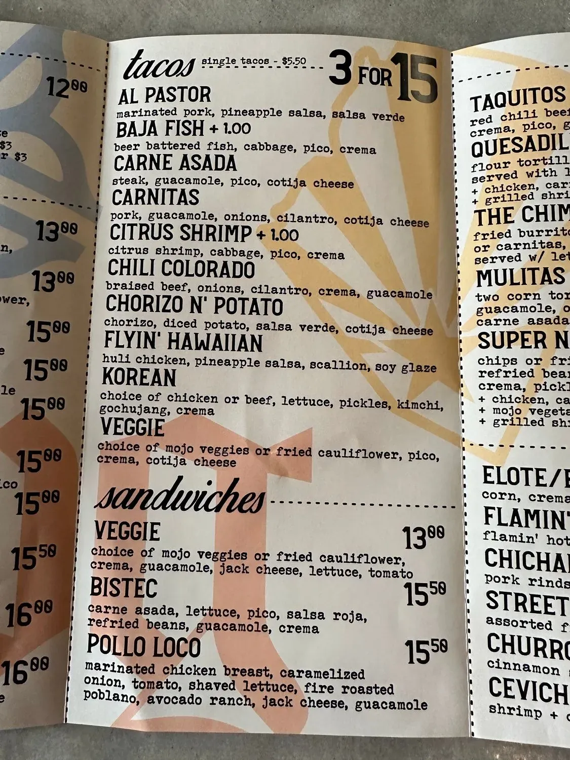 Menu 3