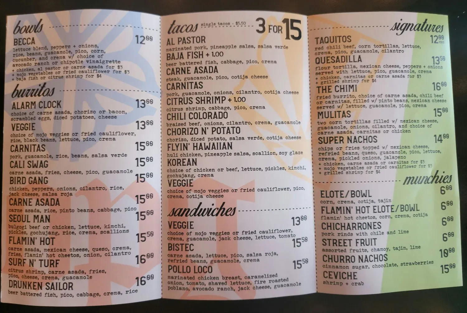 Menu 2