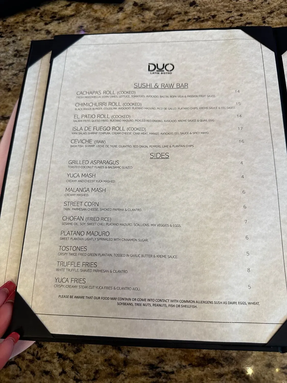 Menu 3