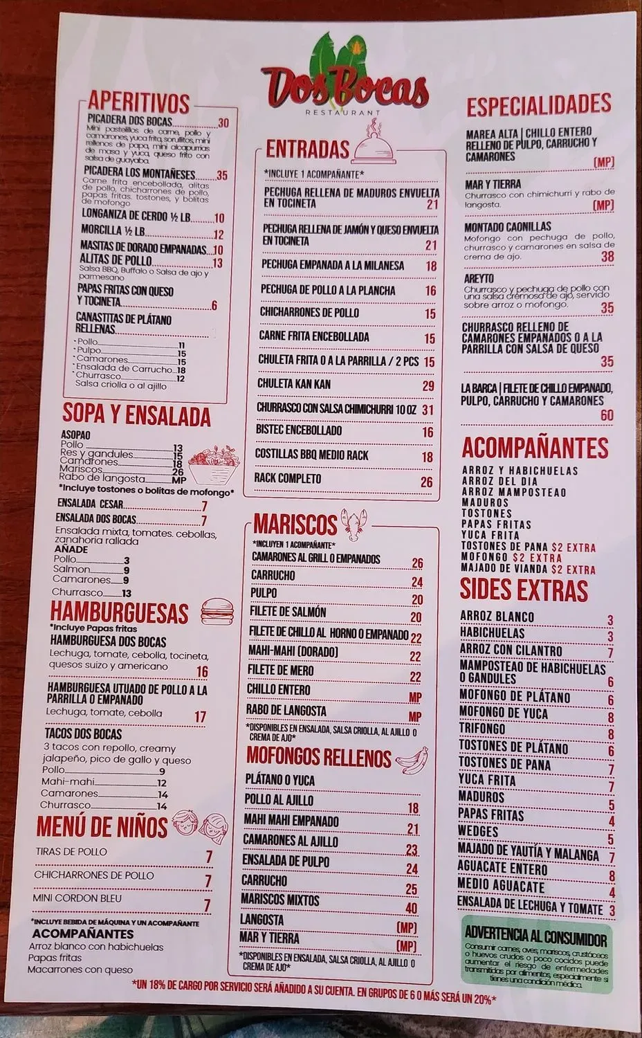 Menu 2