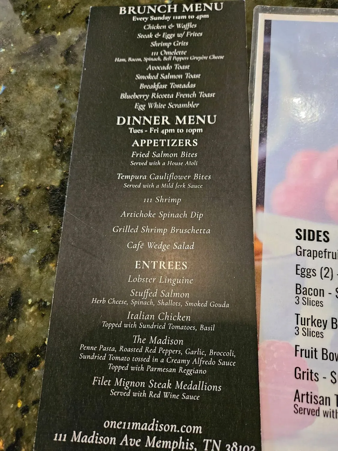 Menu 2