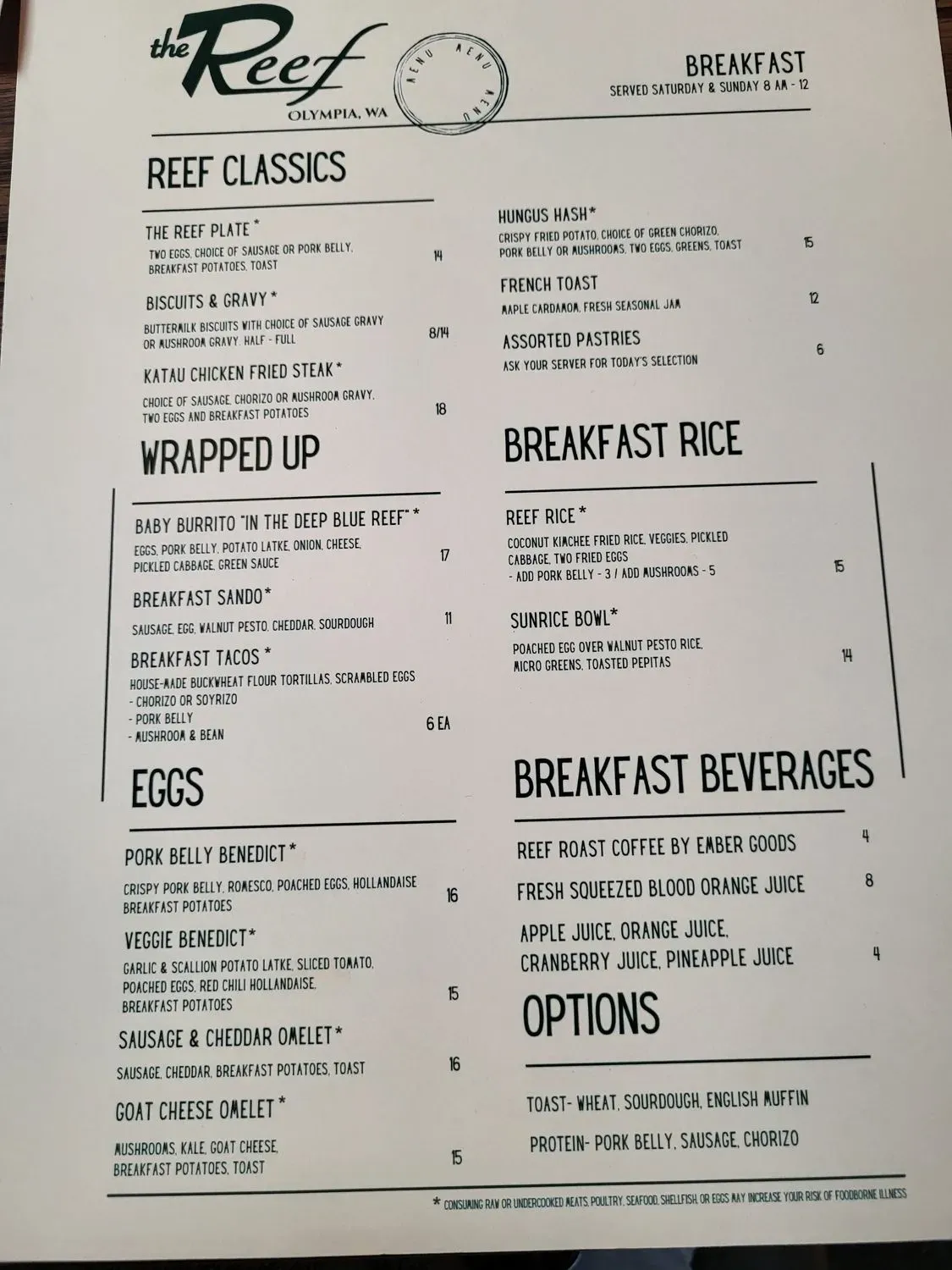 Menu 5