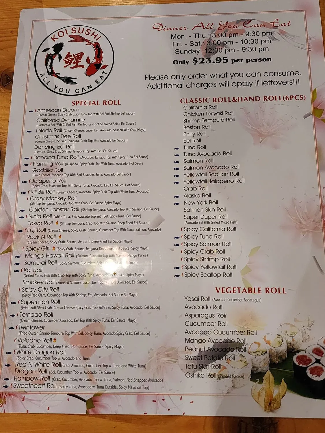 Menu 5