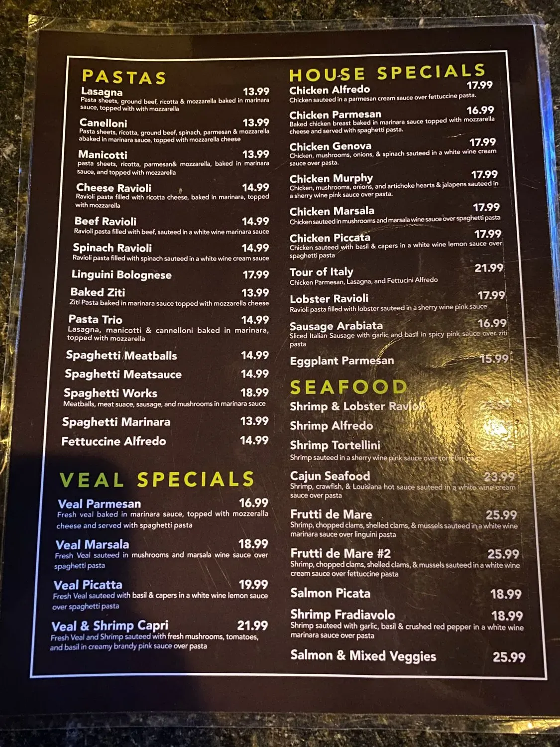 Menu 2