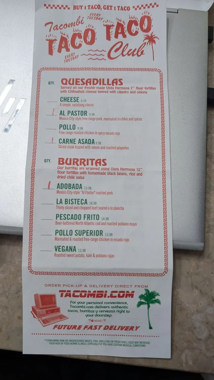 Menu 6