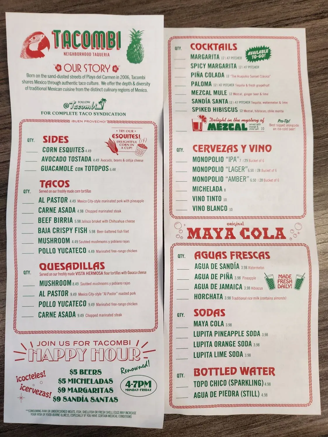 Menu 3