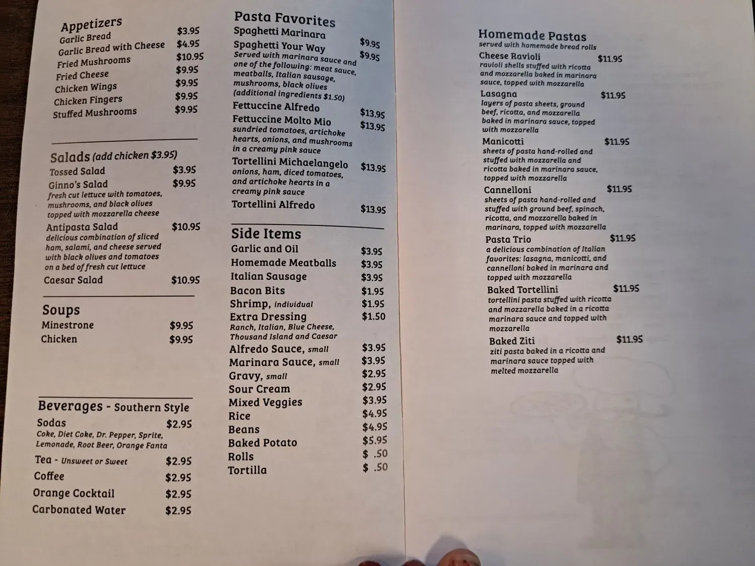 Menu 2