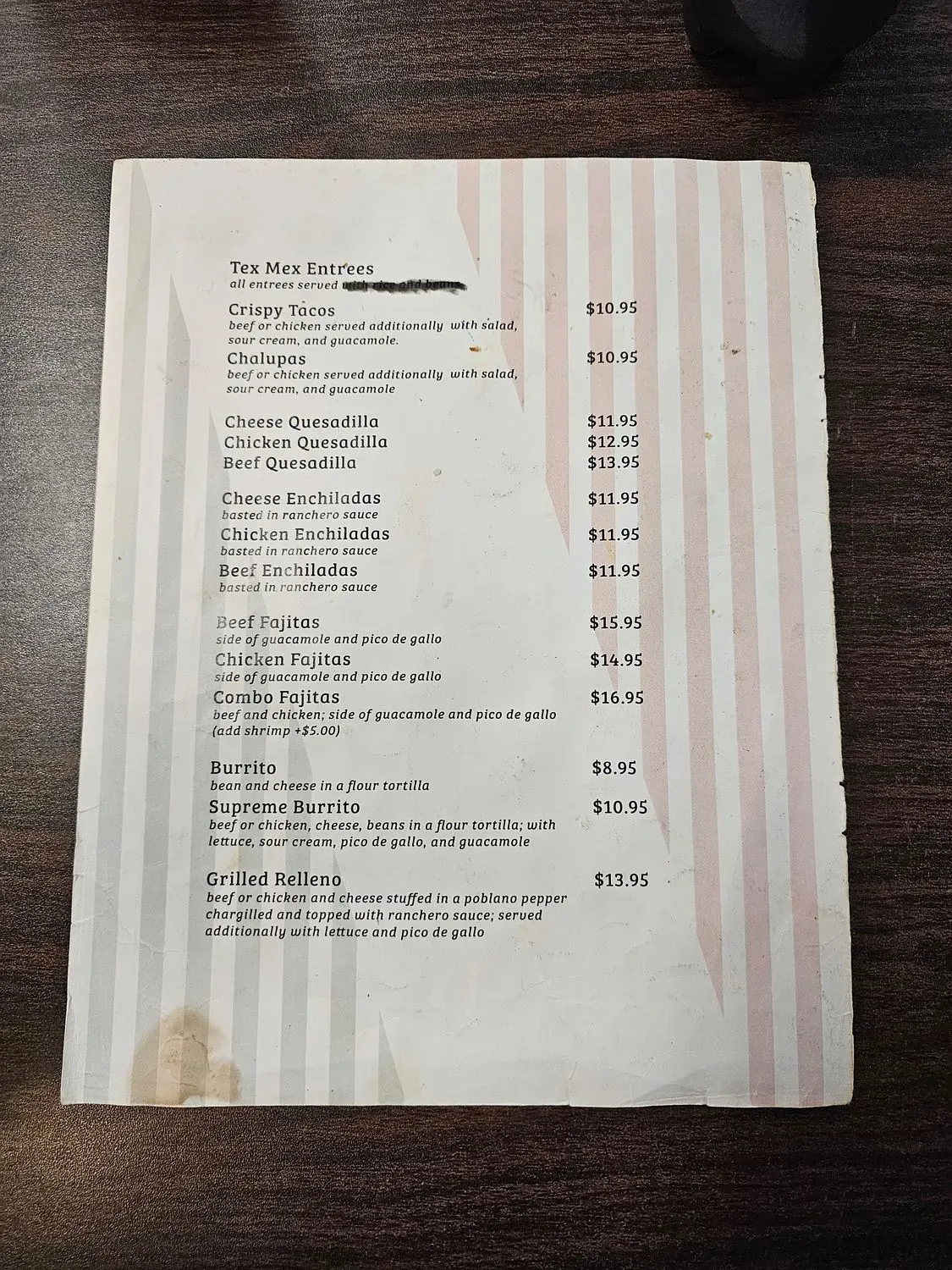 Menu 5