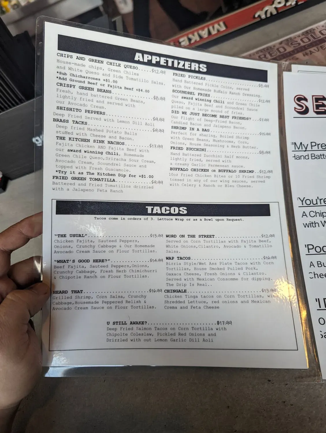 Menu 5